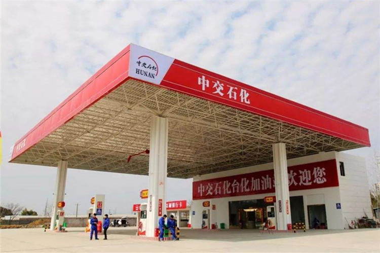 福建加油站钢结构网架案例6